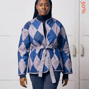 Harlekin - slå om-jakke fra UPCY!